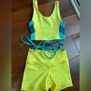 Tiger Friday dance wear set top and short